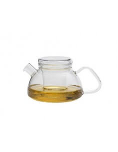 Tetera de cristal de 1200 ml filtro de filtro tetera todo en uno para la preparación de té y café con accesorio extraíble 