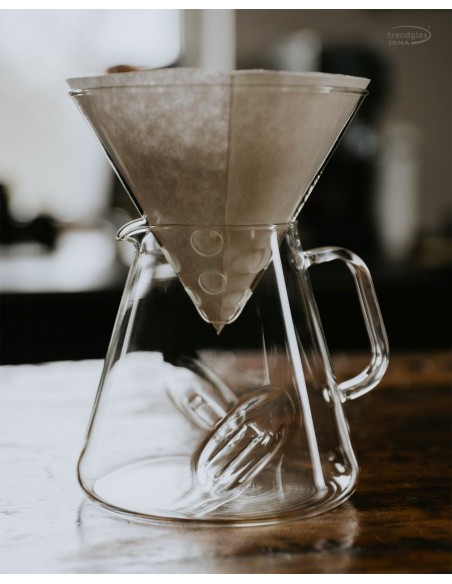 Cafetera de goteo en vidrio de borosilicato Bari Trendglas Jena